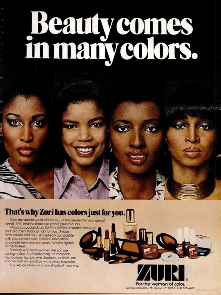 Zuri ad in Ebony, 1980