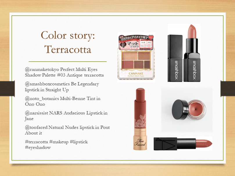 Terracotta makeup