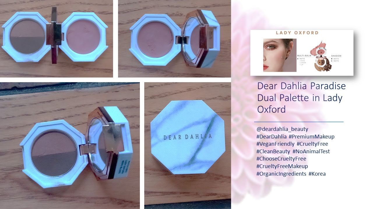 Dear Dahlia Paradise Dual Palette in Lady Oxford